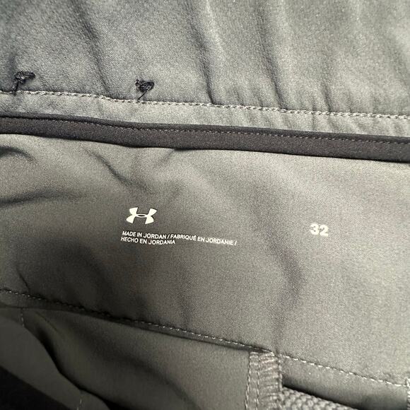 Under Armour Shorts UA Match Play Pitch Gray Mens 32 Performance Stretch Golf - Picture 2 of 10